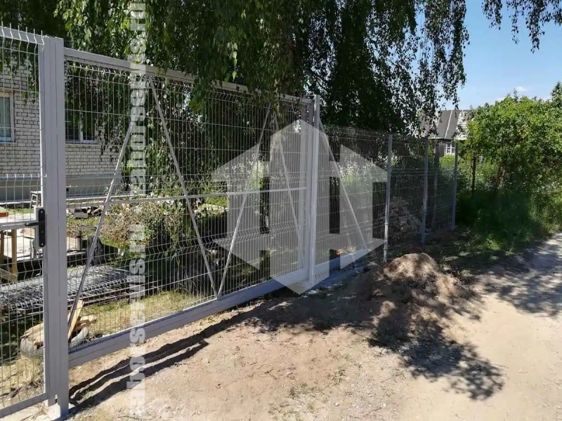 Забор из сетки гиттер 63 метра