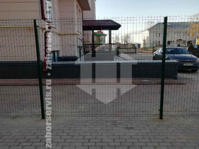 3D забор 110 метров зеленый 4мм